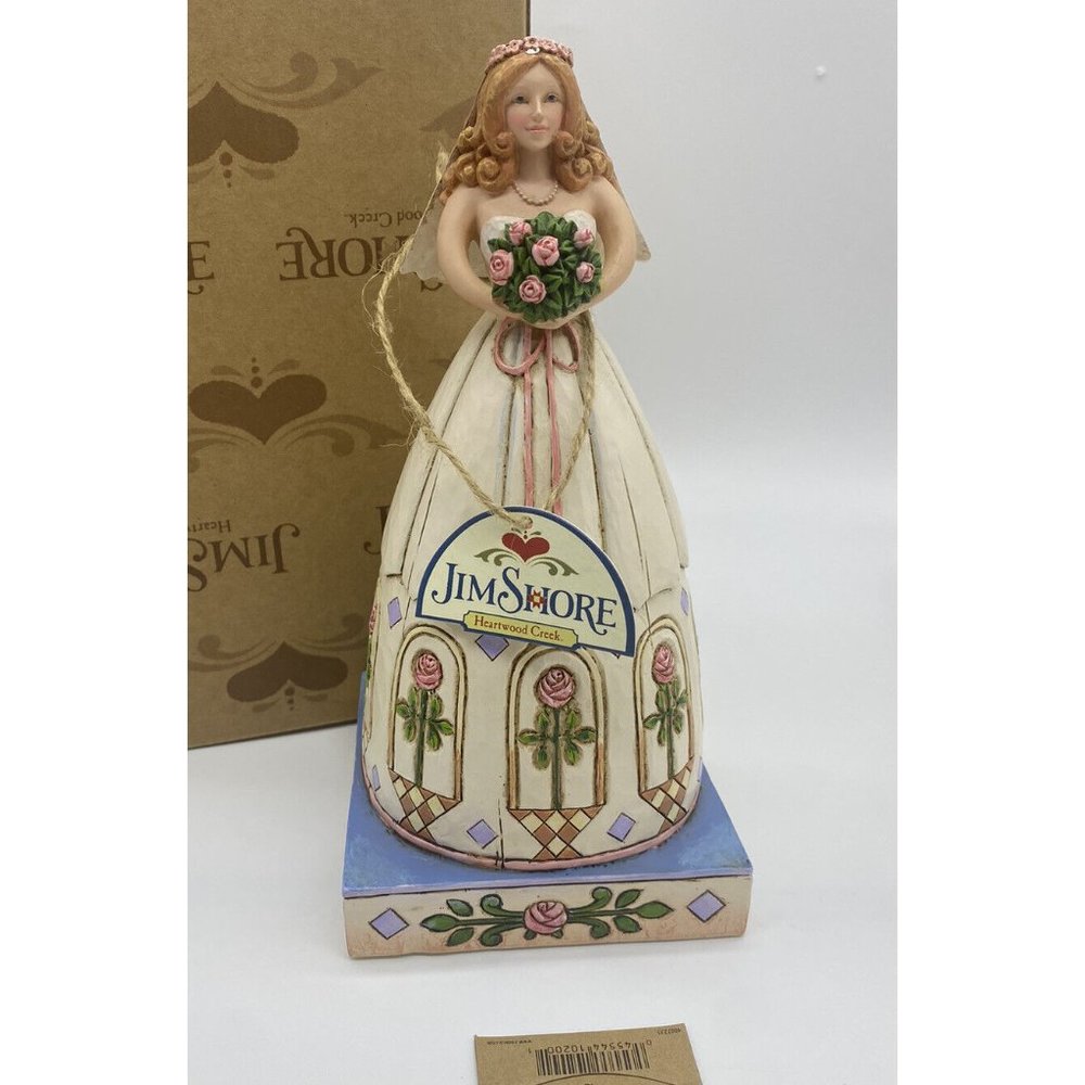 Jim Shore Heartwood Creek FROM THIS DAY FORWARD BRIDE Figurine 4007235 NIB 9”